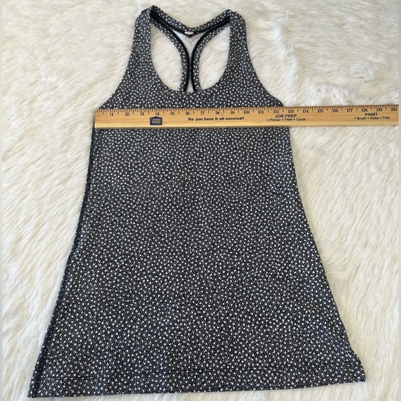Lululemon | Cool Racerback II | Frozen Fizz White Black - Picture 7 of 8